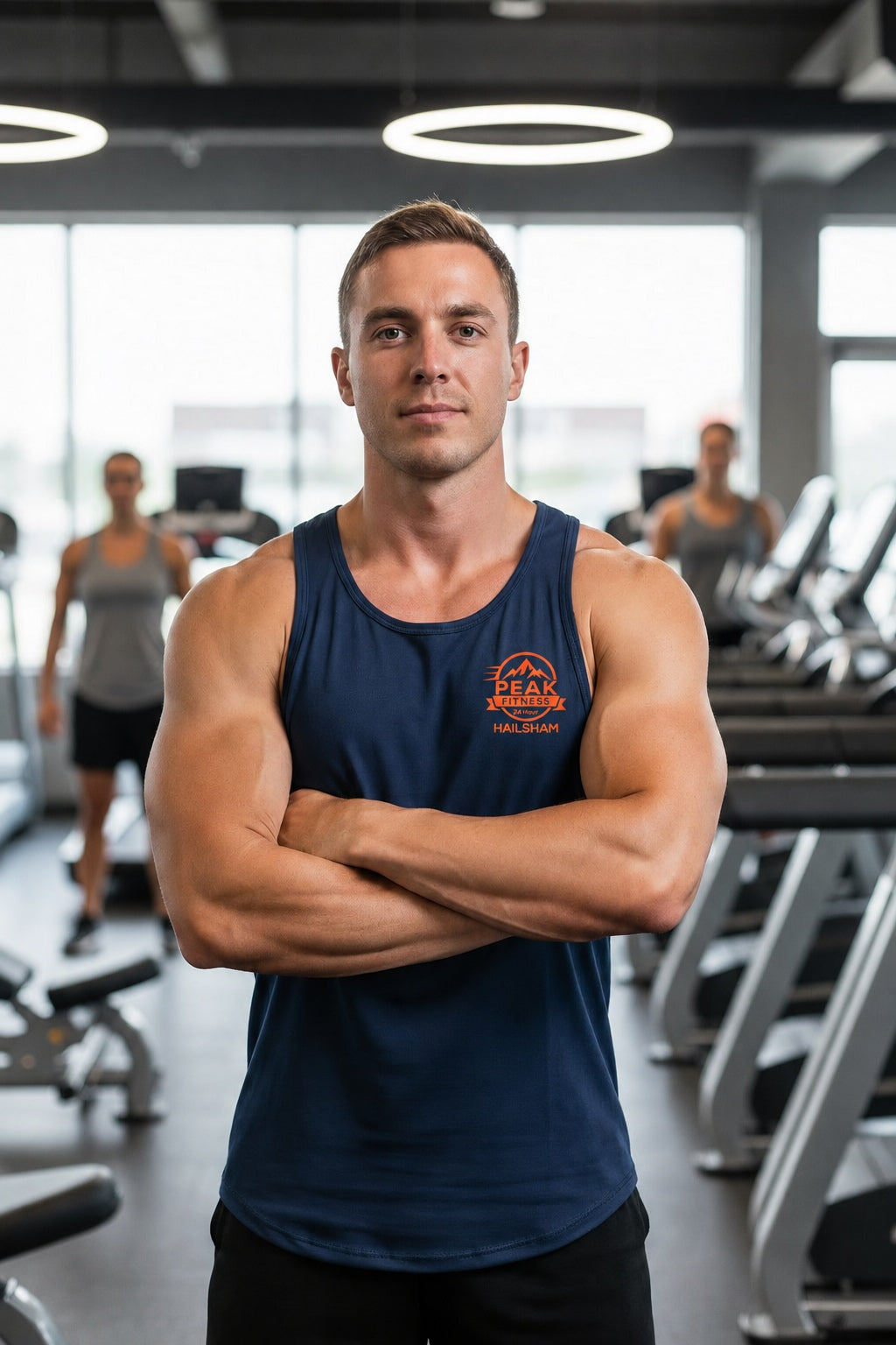 Peak Fitness Exclusive Vest Top - Multicolor custom printed garment by maxeD-uP