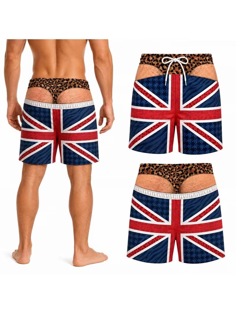 British Flag Beach Shorts – Stag Add-On