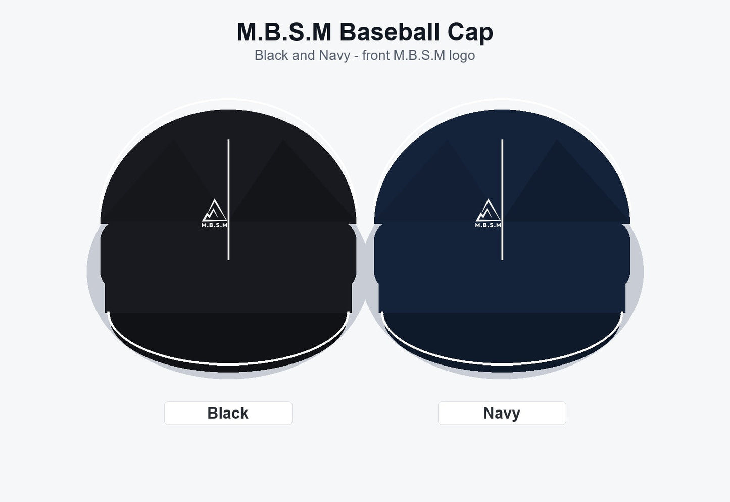M.B.S.M Baseball Cap - Multicolor custom printed garment by maxeD-uP