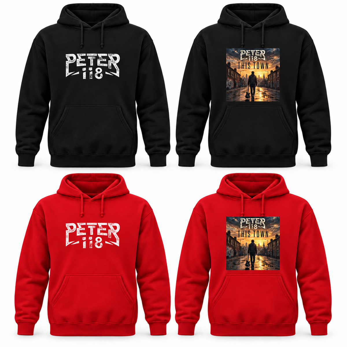 PETER 118 Classic Hoodie - Uneek UC502 - garment mockup