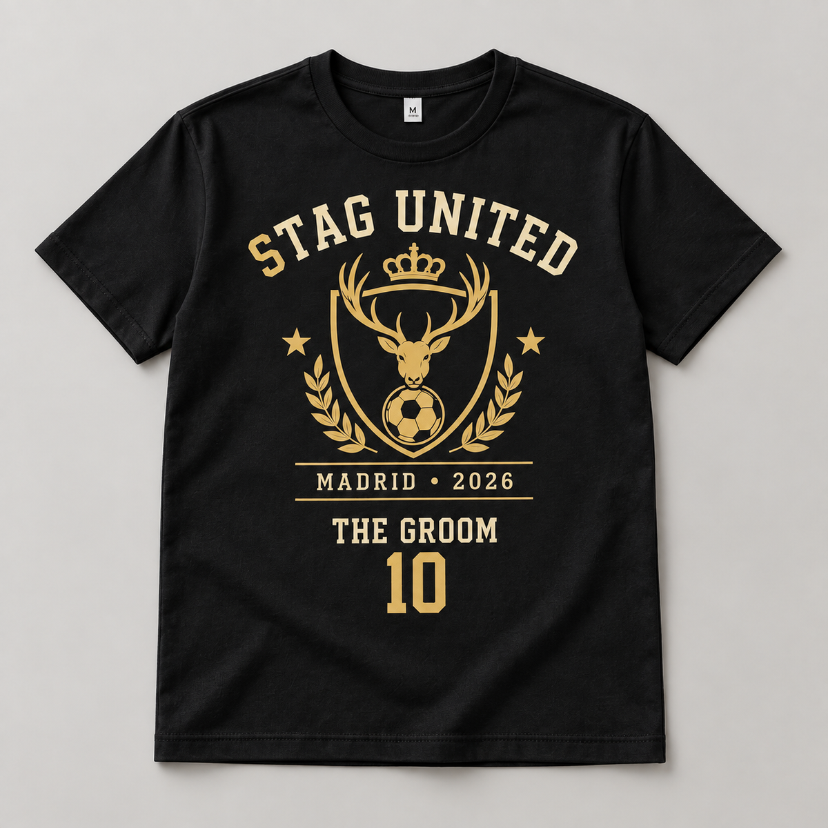 Personalised Stag United Football T-Shirt