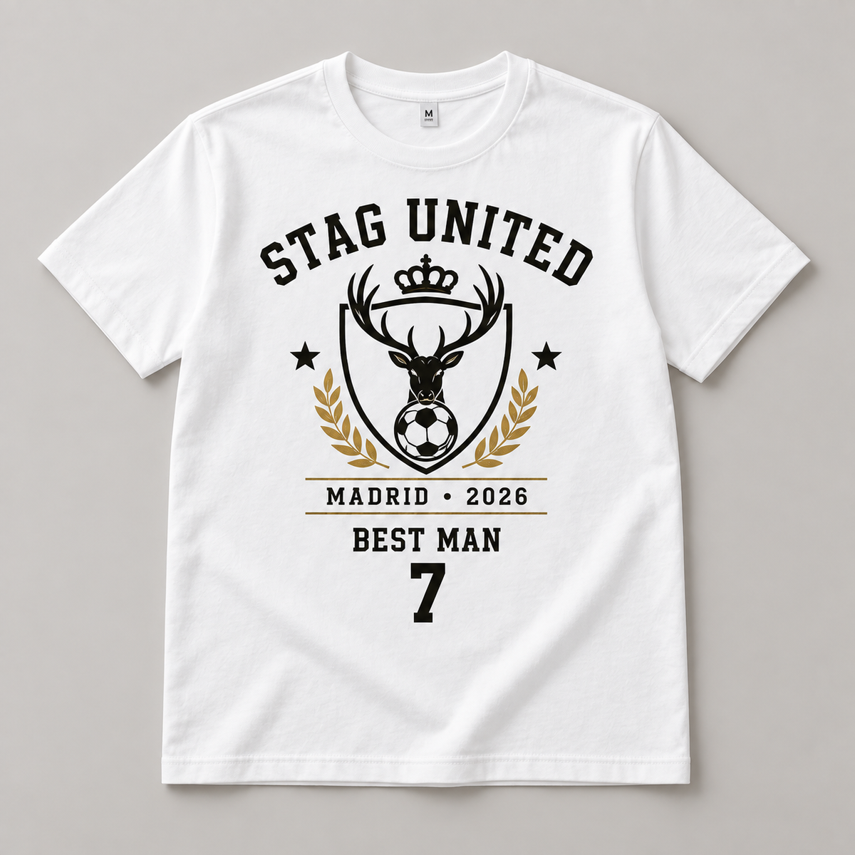 Personalised Stag United Football T-Shirt