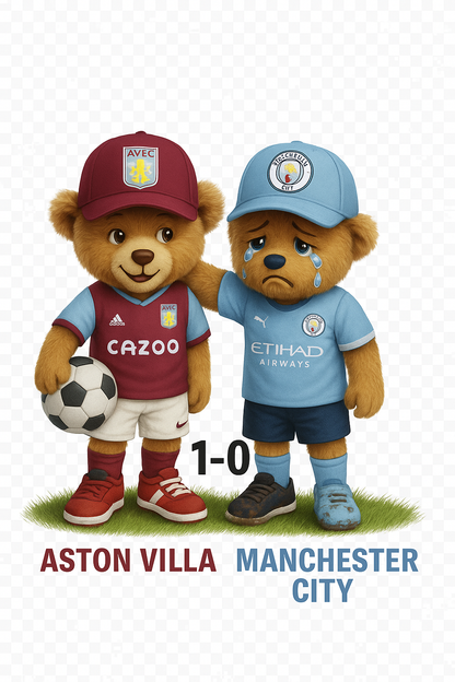 Football funny’s. Aston Villa + Manchester City