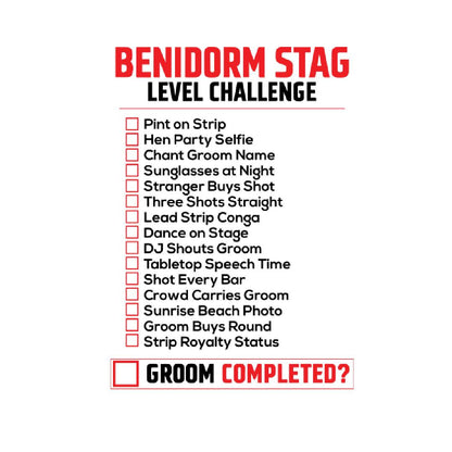 The Stag Party Challenge T-shirt