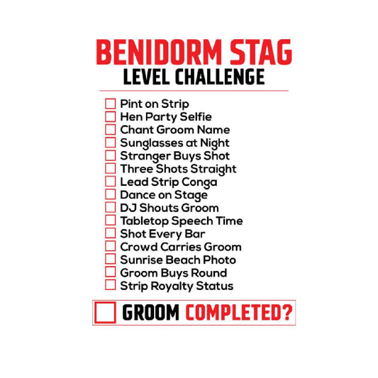 The Stag Party Challenge T-shirt