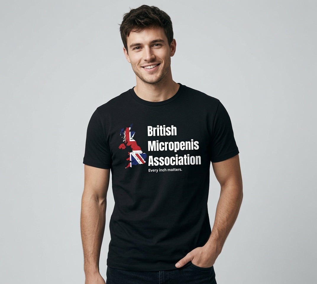 British Micropenis Association funny stag do T-shirt by maxeD-uP