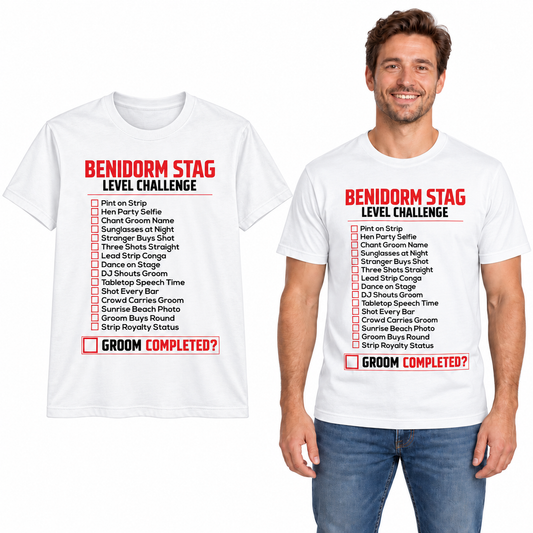 The Stag Party Challenge T-shirt