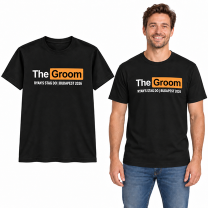 The Groom, Best Man & Groomsman Stag T-Shirts