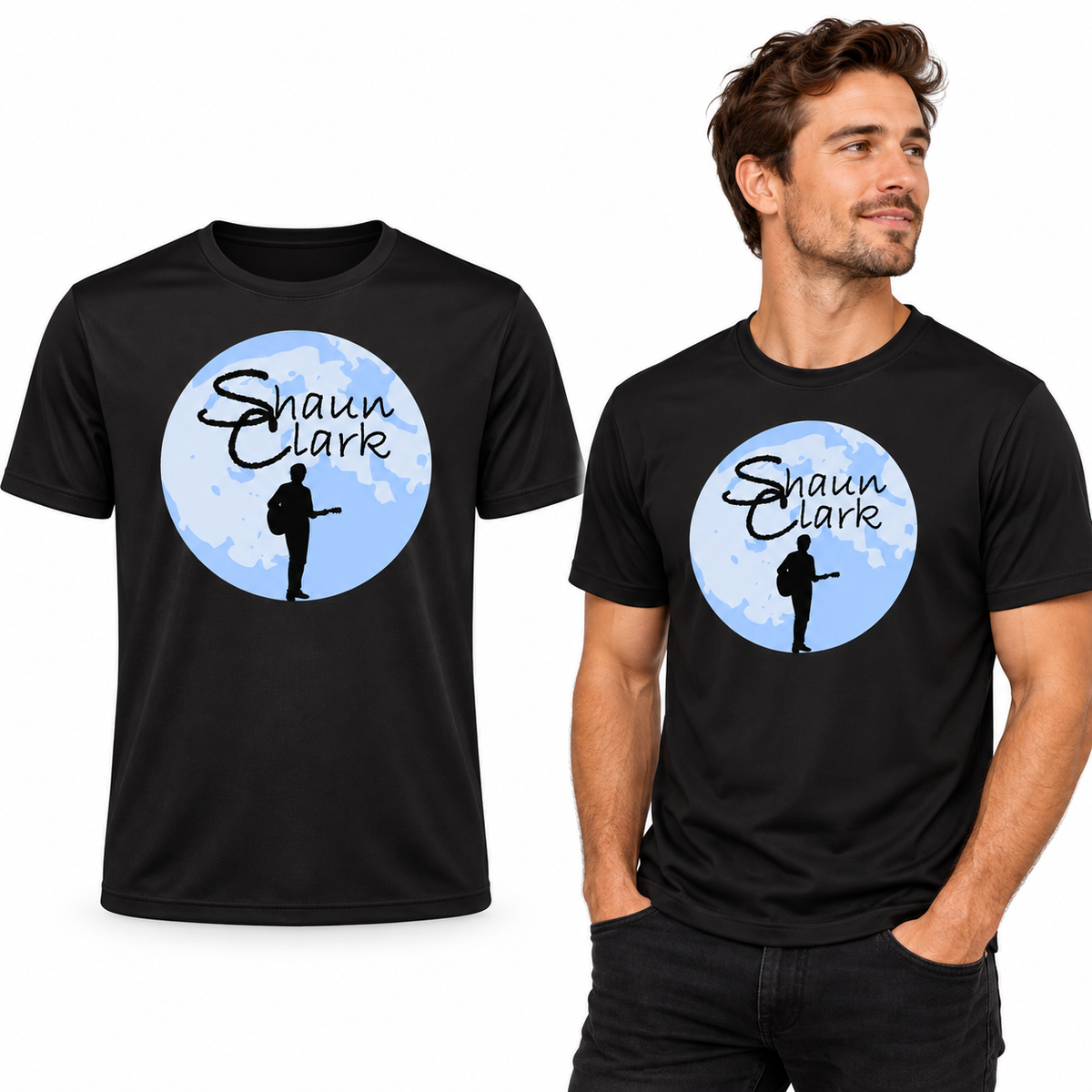 Shaun Clark Tech T-Shirt - TriDri - garment mockup
