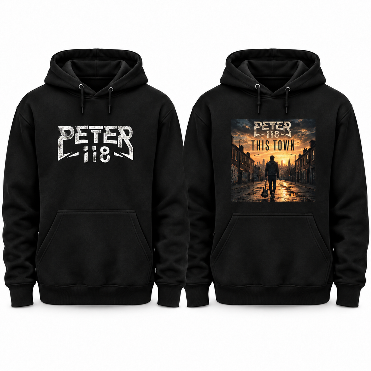 PETER 118 Premium Hoodie - Uneek UC501 - garment mockup