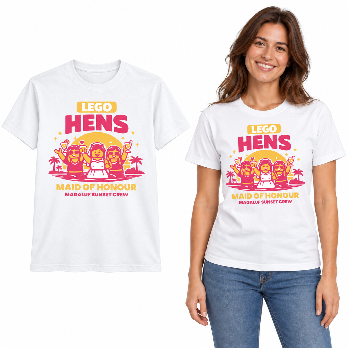 Sunset Hens