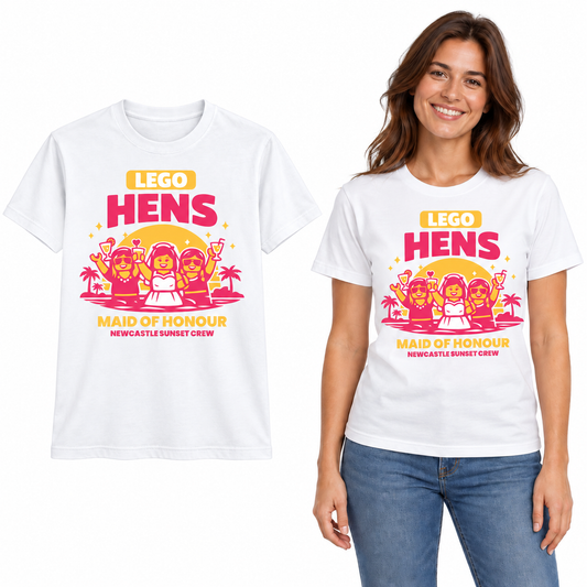 Sunset Hens